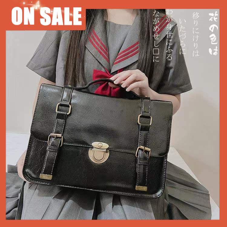 Jk bag female single shoulder oblique cross bag female student college style schoolbag postman bag double shoulder