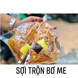 Bánh tráng sợi trộn thập cẩm sốt bơ me - bánh tráng trộn sẵn beefood