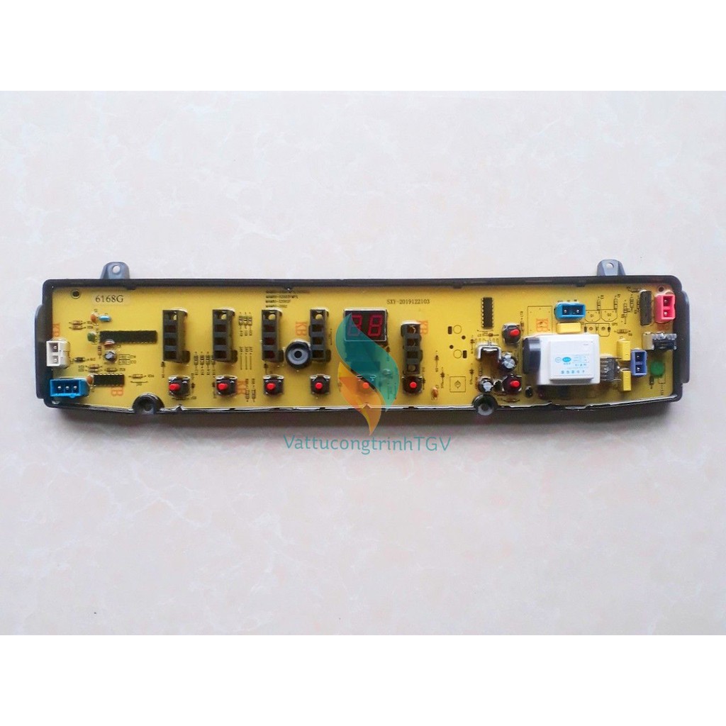 Board mạch 6168G loại 8 nút cho máy giặt SAMSUNG