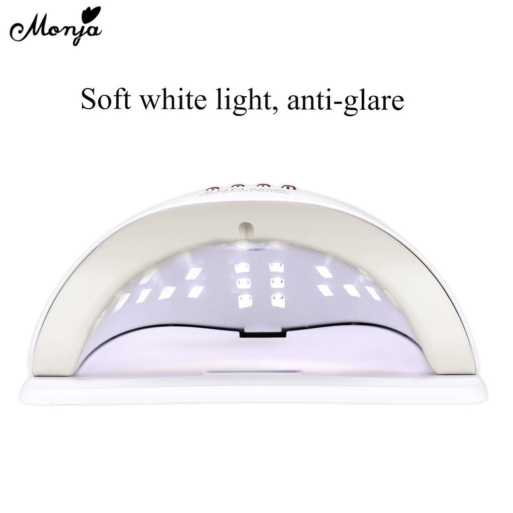 MONJA Đèn LED UV Sấy Khô Móng Tay 36 Bóng 220W Chuyên Dụng