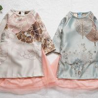 Áo dài gấm cách tân