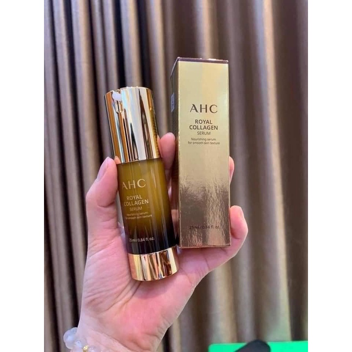Serum dưỡng da, cấp ẩm, dưỡng trắng, cải thiện nếp nhăn AHC Royal Collagen 25ml