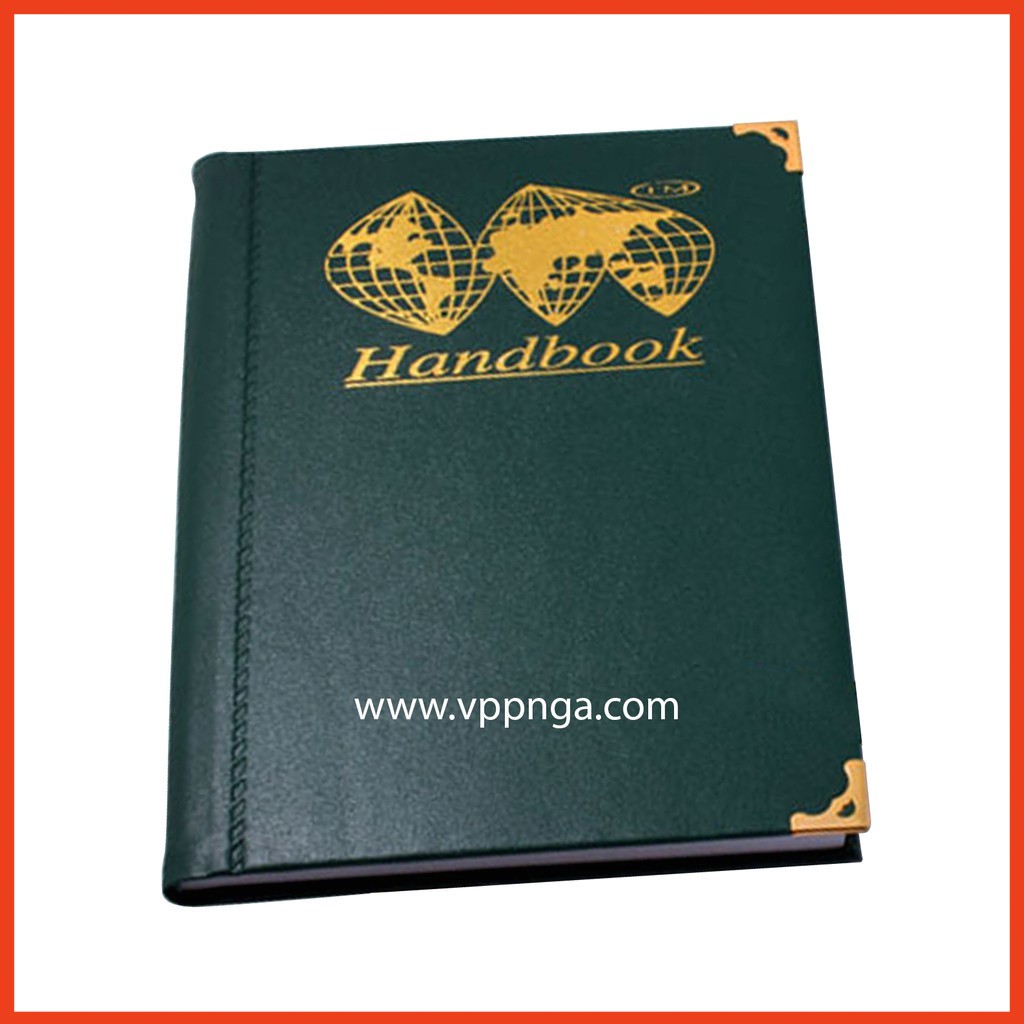 Sổ da Handbook TM (16x20.5)cm, dày TT
