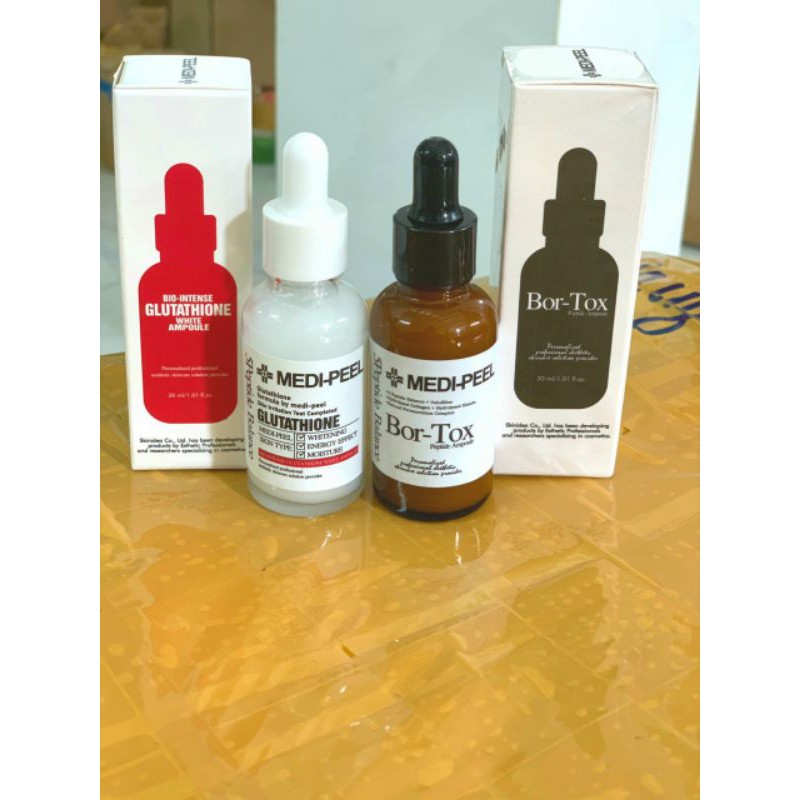 Serum Bor Tox Đen + Đỏ chạy dã man :b , hàng y hình , sẵn 1 Kho