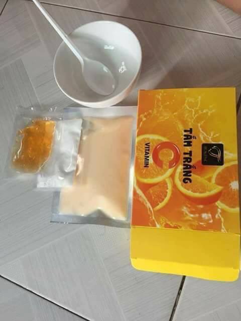 Tắm trắng cam vitamin C