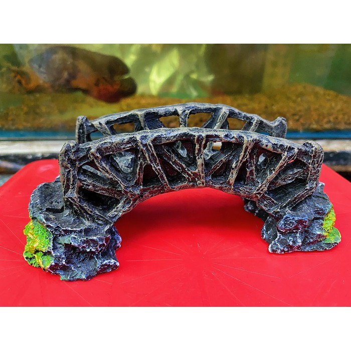 CẦU TRANG TRÍ HỒ CÁ NON BỘ 15X6X5CM