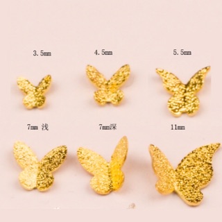 SET 10 CON BƯỚM VÀNG TRANG TRÍ MÓNG