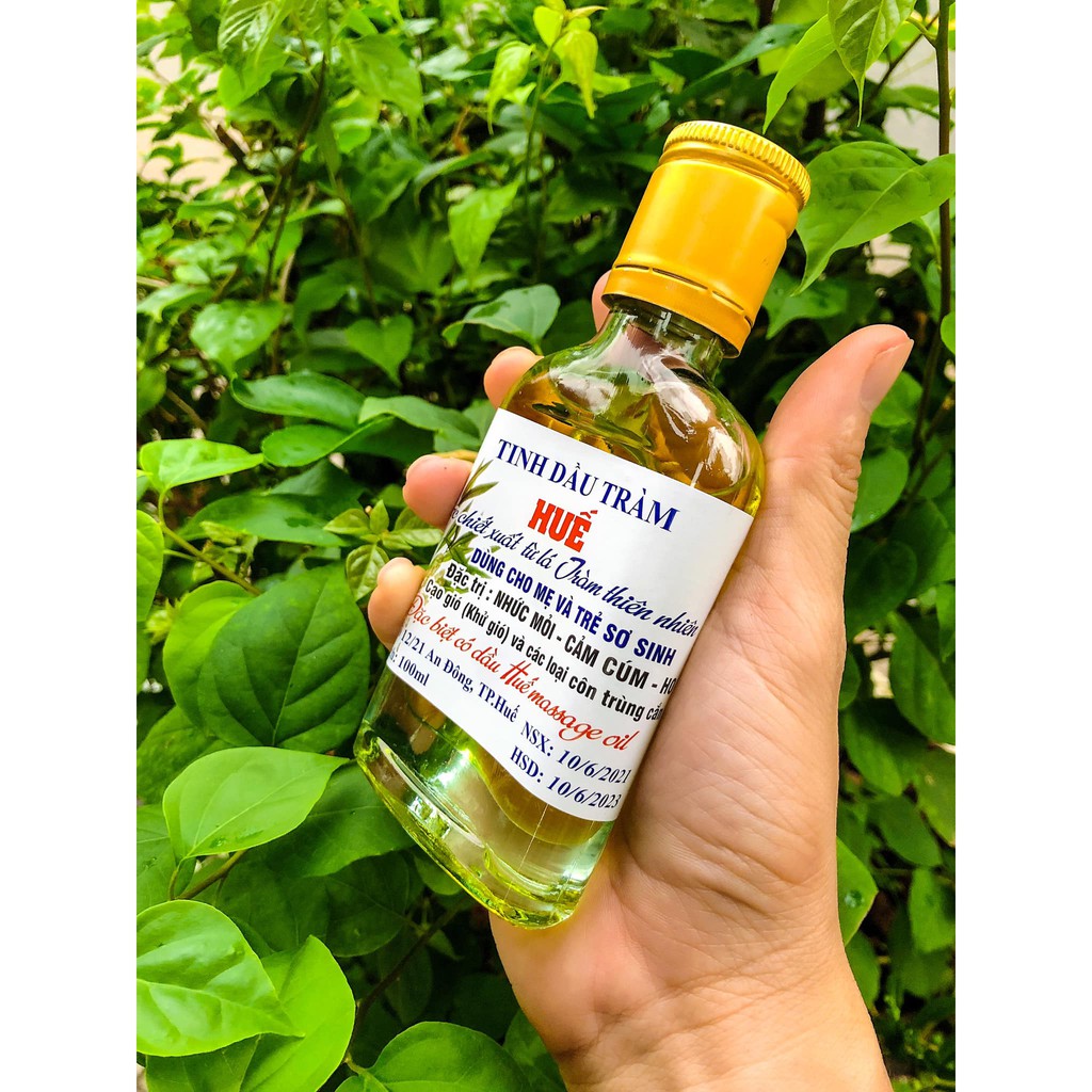 1 Chai 100 ml Tinh Dầu Tràm Huế Nguyên Chất