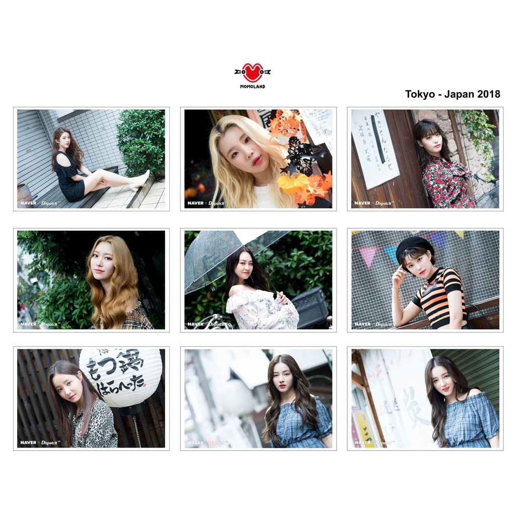 Lomo Card Ảnh MOMOLAND - TOKYO 2018 ( 45 ảnh)