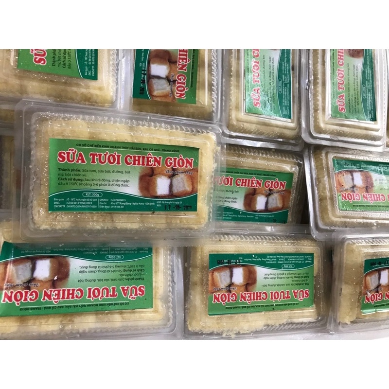 Bánh sữa tươi chiên giòn hộp 12 viên