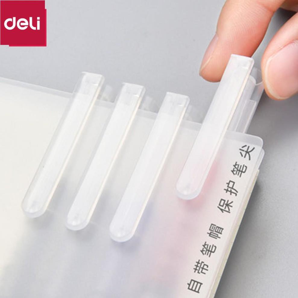 Bút bi nước khô nhanh Deli - 0.5mm - viết thư pháp -Ống bút liền mực - Mực Đen/ Đỏ/ Xanh- 1 chiếc - S856 [Deli]