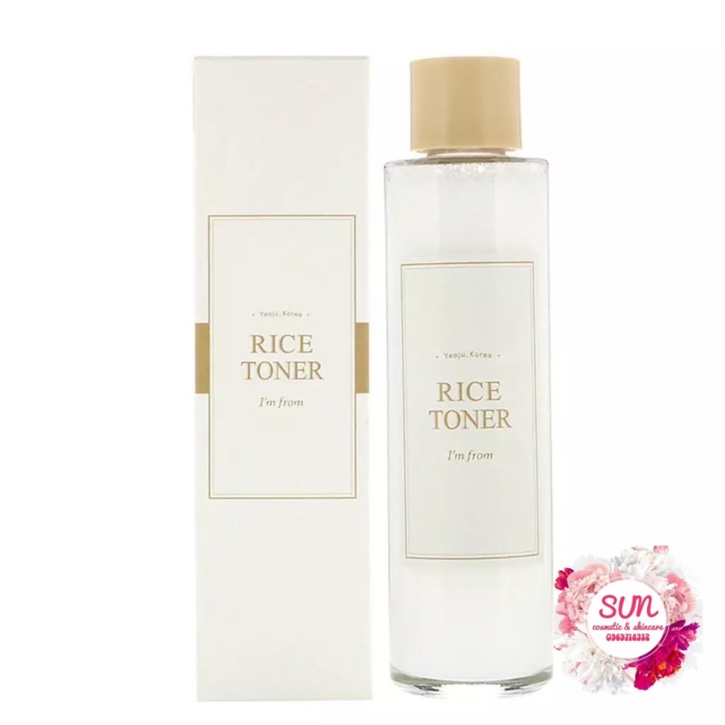 Nước Cân Bằng Dưỡng Trắng I'm From Rice Toner 150ml