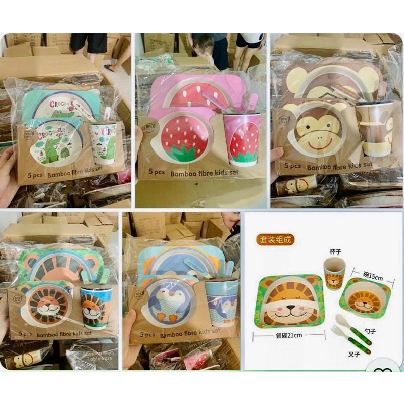 SET KHAY BÁT ĂN CHO BÉ