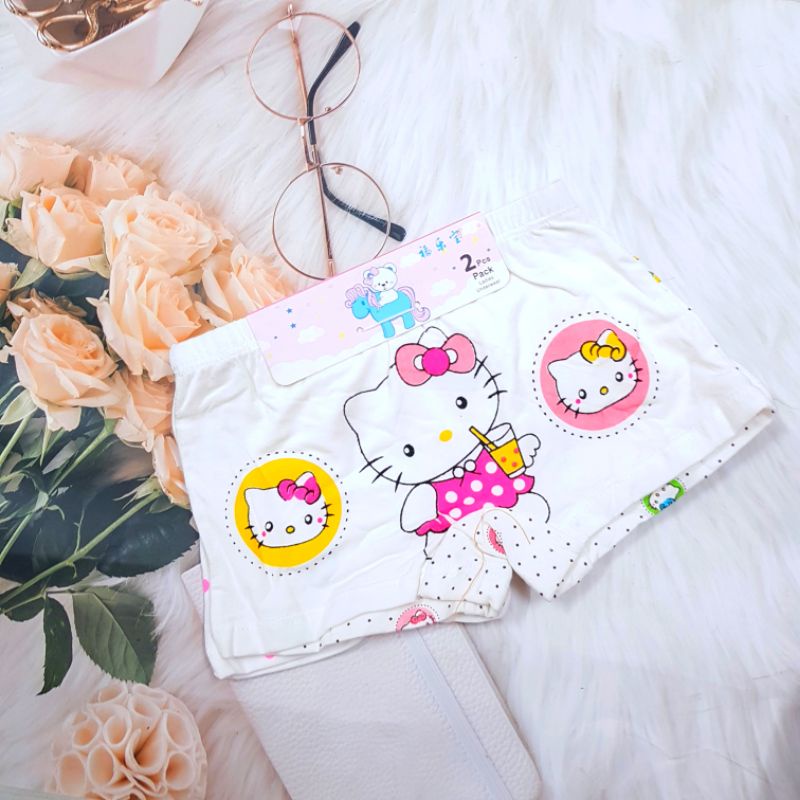 Sét 2 Quần Chíp tam giác, đùi Cotton lạnh - sịp bé gái