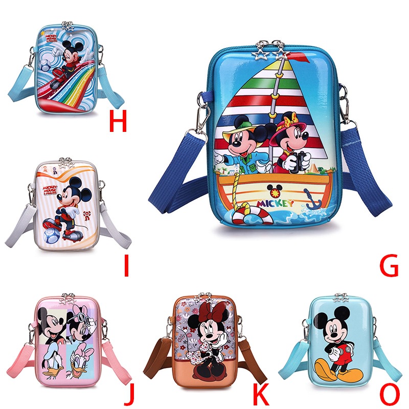 Bobora Túi Đeo Chéo Hình Chuột Mickey Dễ Thương Cho Bé Gái