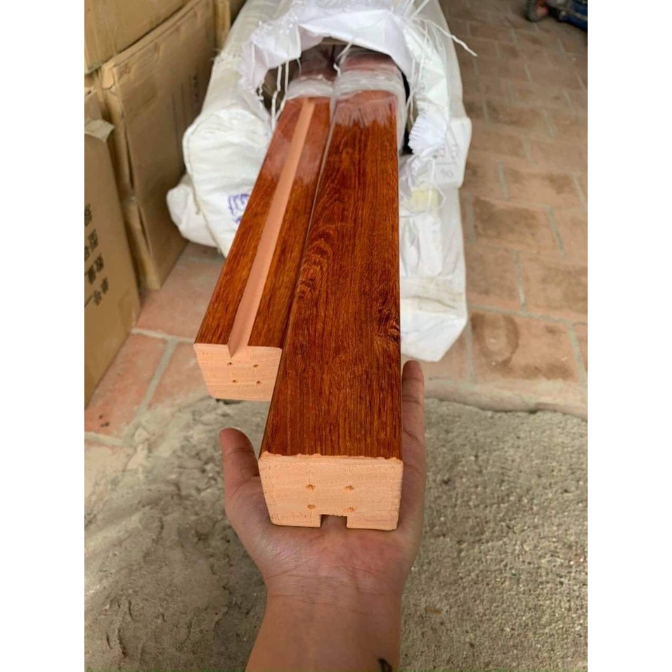 MẪU Tay vịn nhựa giả gỗ vuông 60x60 15cm
