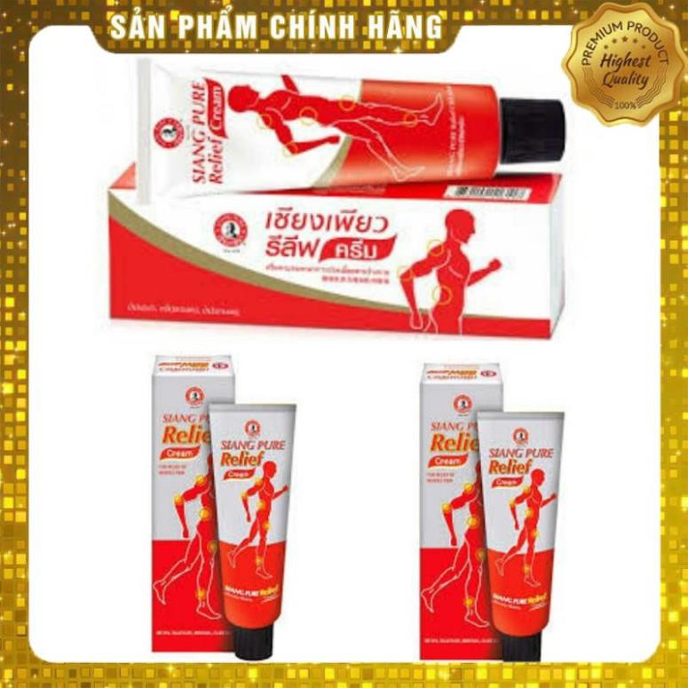 [CHÍNH HÃNG] CAO NÓNG XOA BÓP SIANG PURE Relief Cream Thái Lan