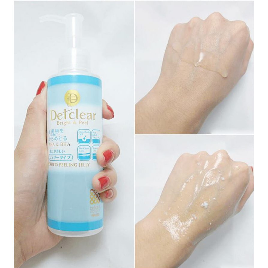 Gel tẩy da chết DET Clear Bright &amp; Peel Nhật Bản