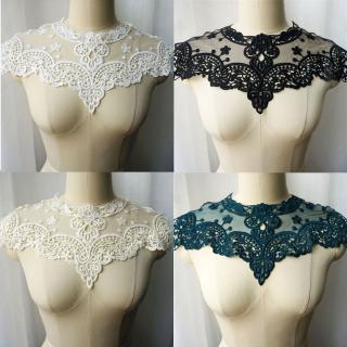 Thêu Ren Cổ Cổ May Đính Áo Cưới Váy Cô Dâu Vải Thủ Công DIY