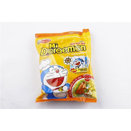 Mì Doraemon Tôm Hấp Sữa Gói 63G