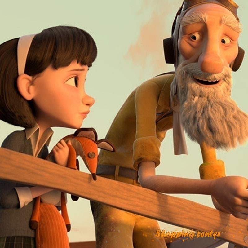 Thú nhồi bông hình chú cáo trong phim Hoàng tử bé dài 45cm đáng yêu cho bé