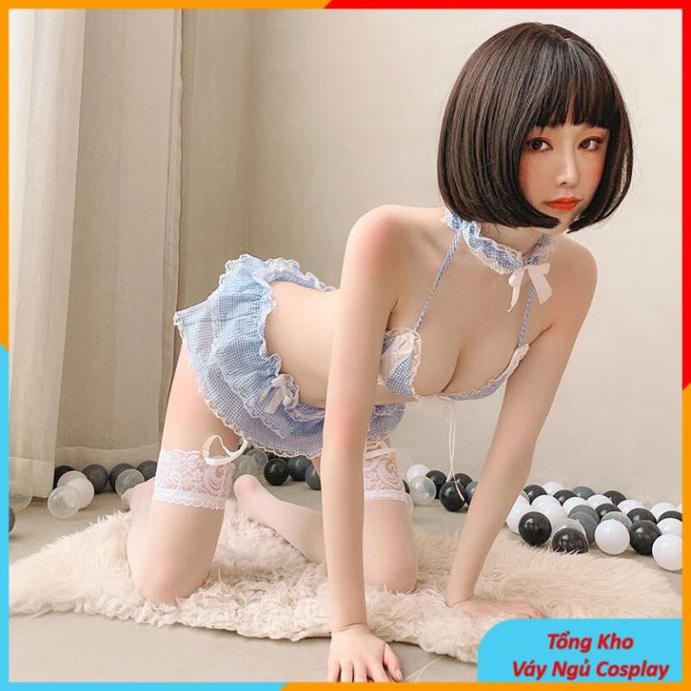 Bộ Đồ Ngủ Cosplay Hầu Gái Sexy Fullset Phối Ren Quyến Rũ - Đầm Ngủ Cosplay Sexy Cô Giúp Việc Dễ Thương - HGX003 TKVN | BigBuy360 - bigbuy360.vn