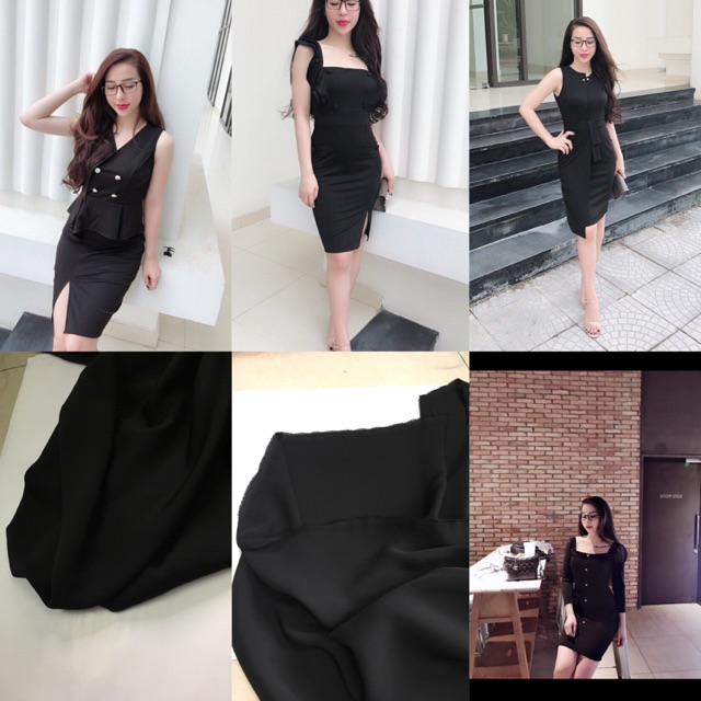 Vải đen may đồ