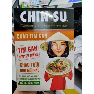combo 4 sản phẩm Chinsu (18 hộp tùy lựa chọn)cháo tin gan+cháo sườn - miếng gà- phở Bò