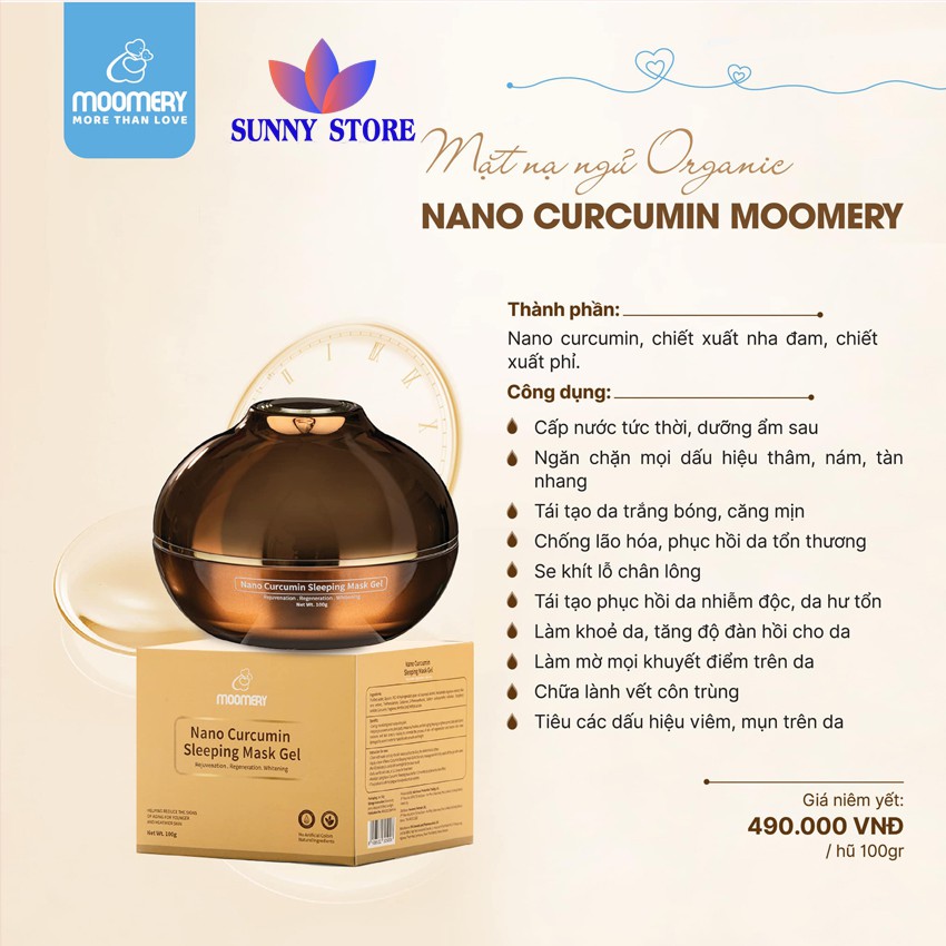 Gel mặt nạ nghệ Moomery CHÍNH HÃNG