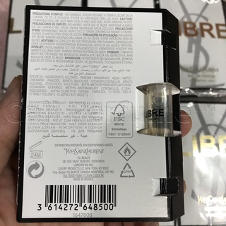 [Cali Perfume][Chính Hãng][Vial]Nước Hoa Nữ YSL Libre 1,2ml