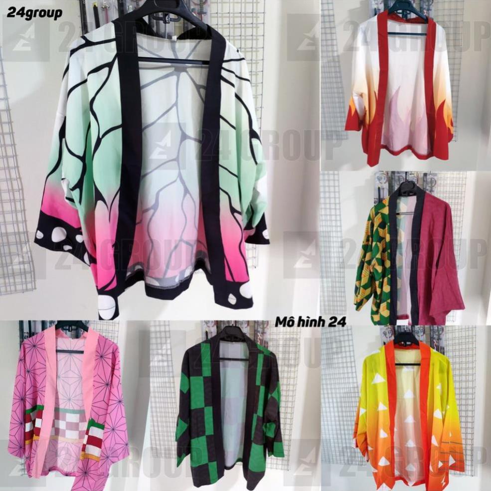Áo Haori happi yakuta truyền thống Nhật Bản cosplay phong cách kimetsu no yaiba anime cosplay *