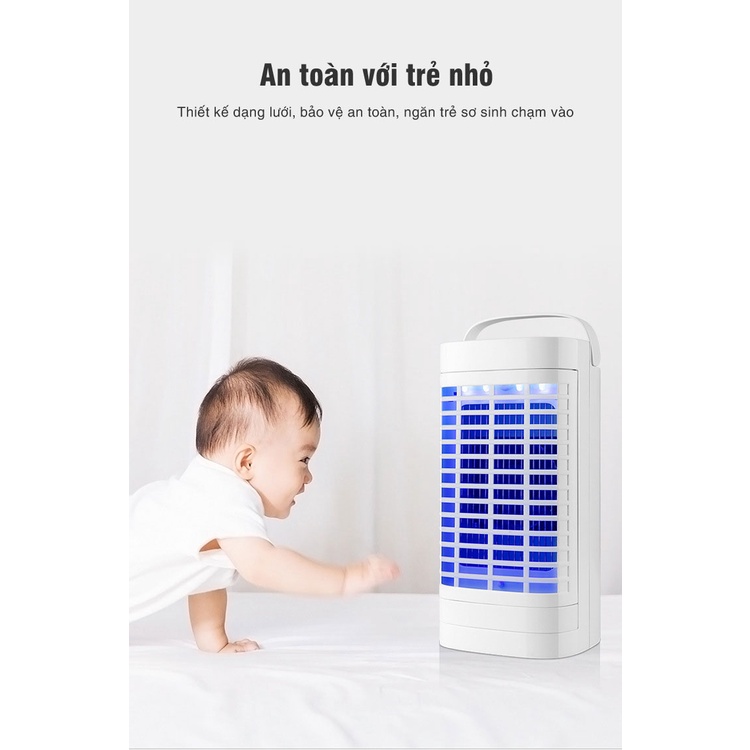 Đèn Ngủ Bắt Muỗi, Máy Hút Muỗi, Bắt Muỗi Thông Minh Cao Cấp
