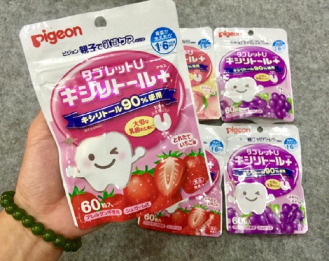 [Mã FMCGSALE24 giảm 8% đơn 500K] Kẹo chống sâu răng Pigeon cho bé 18m+ Nhật Bản
