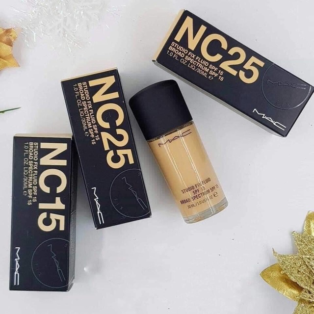 Kem nền MAC Studio Fix Fluid Foundation SPF 15 NC15 - Chính hãng