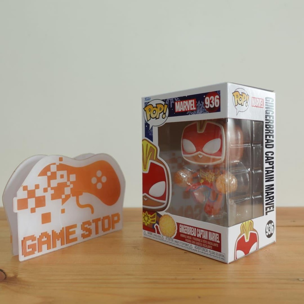 Mô hình Marvel Captain Marvel 10cm 936 Gingerbread Funko Pop Mô hình tĩnh Nhựa PVC CHÍNH HÃNG MỸ MVFKP05