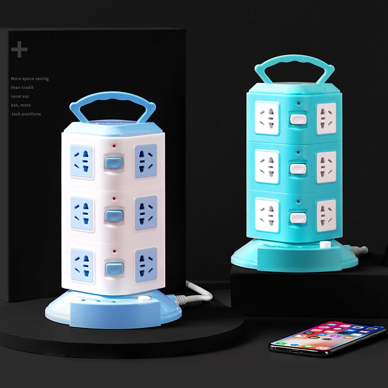 Ổ Điện 2 - 3 - 4 - 5 Tầng Xoay Đa Năng Có 3 Cổng USB Tiện Lợi - Dumi Shop