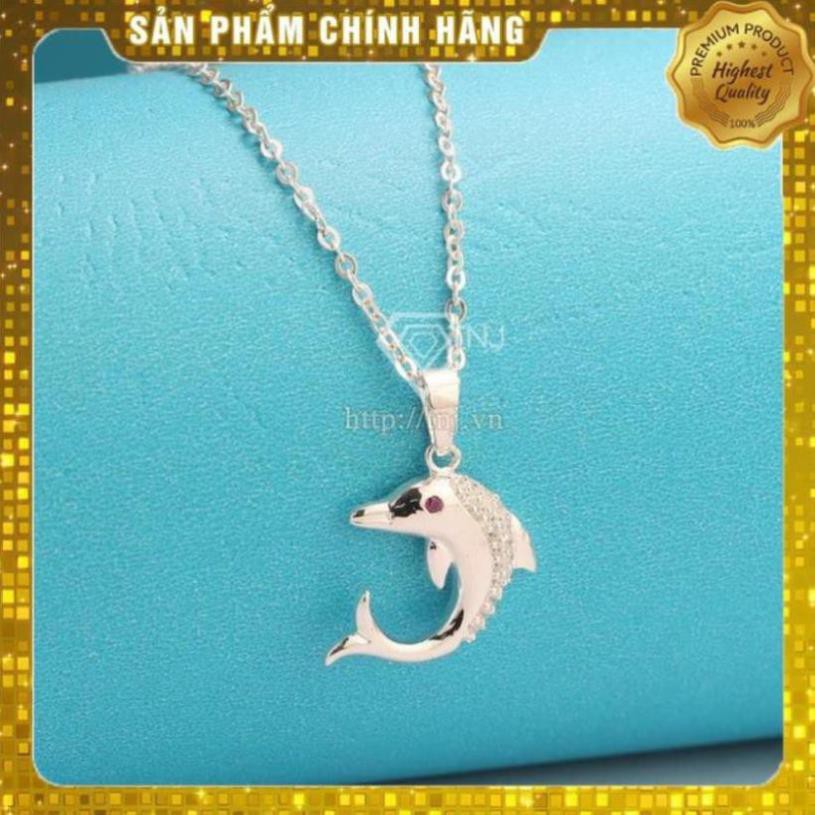 [💝Không Đẹp Hoàn Tiền] Dây chuyền bạc nữ, vòng cổ bạc nữ đẹp giá rẻ mặt cá heo