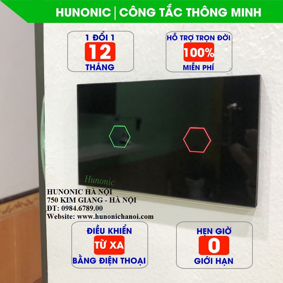 [CHÍNH HÃNG]công tắc WIFI thông minh  điều khiển từ xa