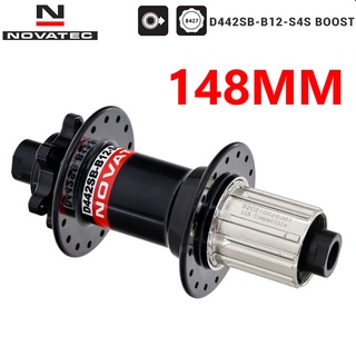 Trục Sau 6 Lỗ Cho Xe Đạp Leo Núi Novatec D442SB-B12 Boost 148mm x 12mm
