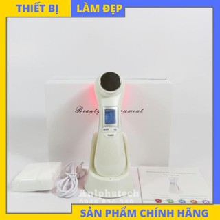 Máy chăm sóc da, nâng cơ, đẩy tinh chất photon 2 đầu đa chức năng
