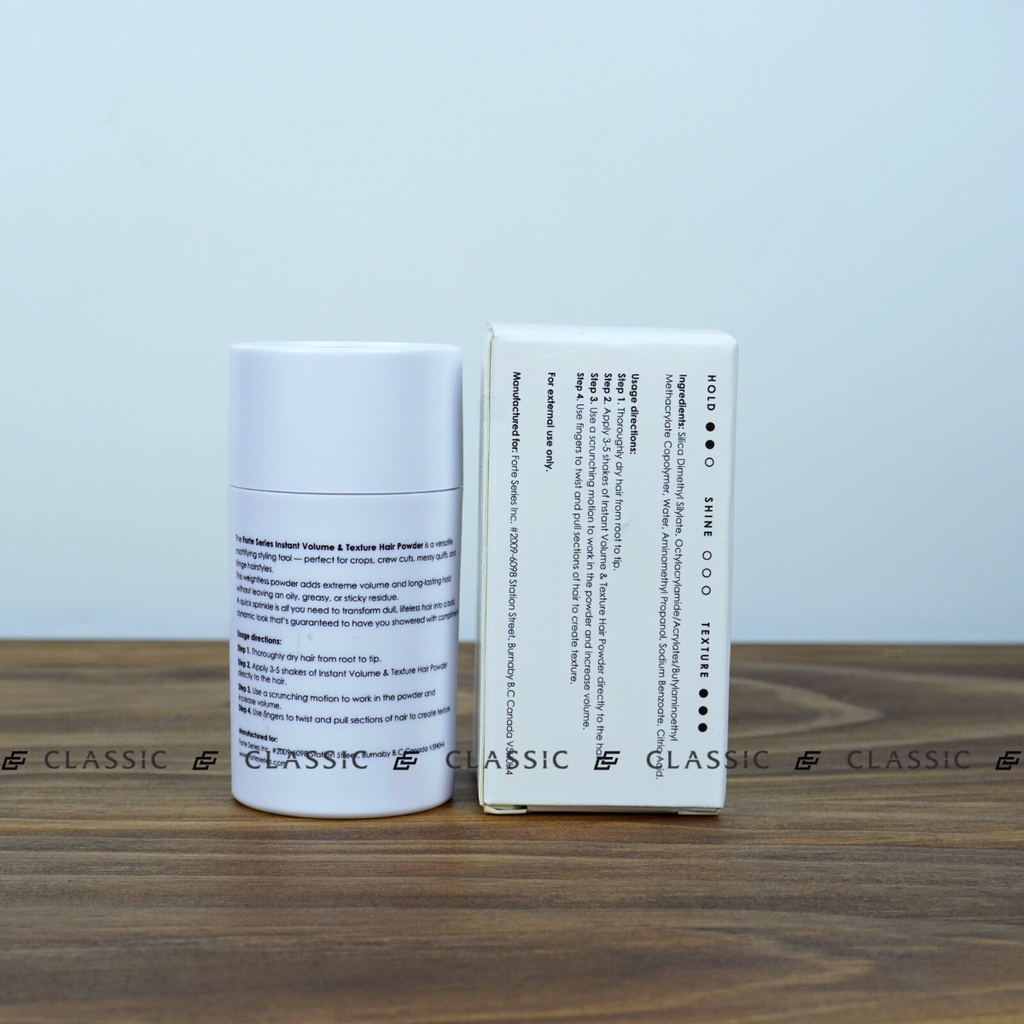 Bột tạo phồng Forte Series Texture Powder 3g