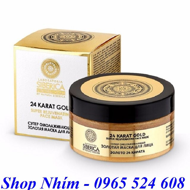 Mặt Nạ Vàng Nguyên Chất 24k Natura Siberica 100ml