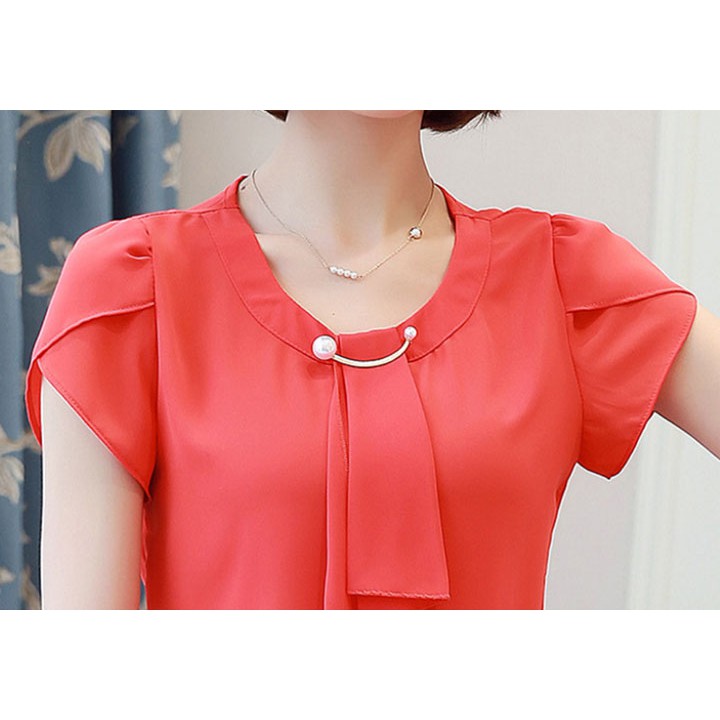 Áo kiểu phổi nơ duyên dáng Ai-003i