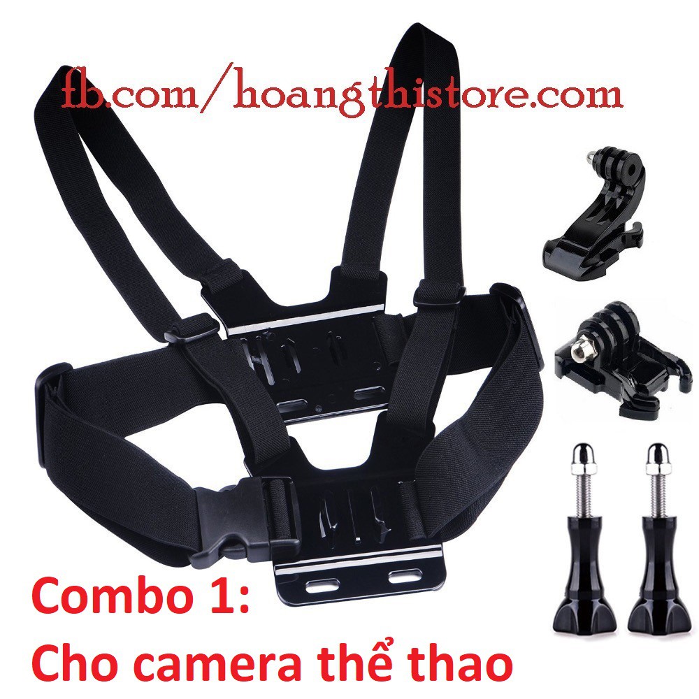 ✔️ Đai Dây Đeo Ngực chuẩn Gopro cho Điện thoại và Action camera thể thao. Đai đeo người Eken Gopro Andoer Sjcam Xiaomi.