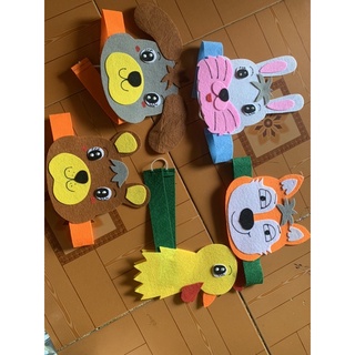 ( Đủ 17 con vật)Mũ nhân vật Handmade  (mũ múa, mũ thơ chuyện)