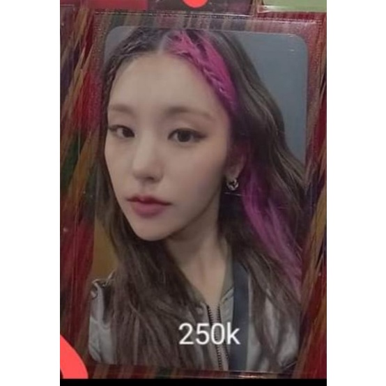 Card official Yeji itzy pob soundwave