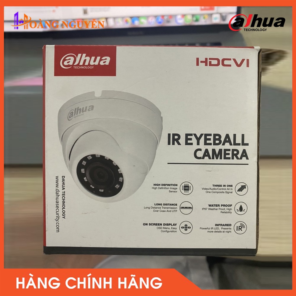 [NHÀ PHÂN PHỐI] Camera 4.0MP DAHUA DH-HAC-HDW1400RP-S2 Trang Bị Chế Độ Ban Đêm, Tự Động Cân Bằng Sáng - Bảo Hành 2 Năm