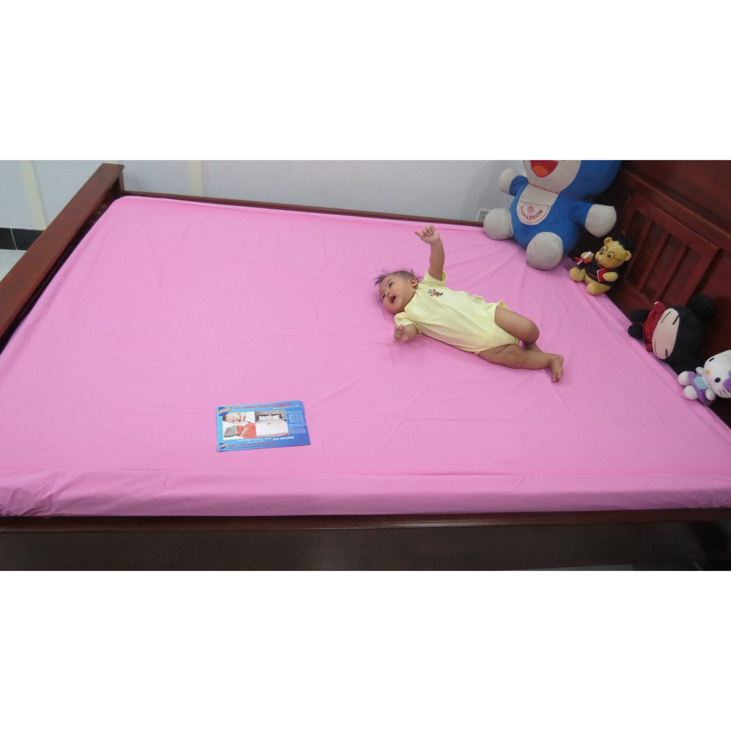 Ga chống thấm cotton chống nóng cho bé 1m6x2m - 1m8x2m