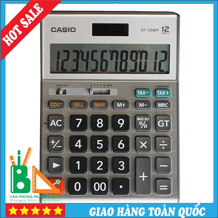 SALE SỐC Máy Tính Casio DF-120BM Chính Hãng Nhập Khẩu Thái Lan