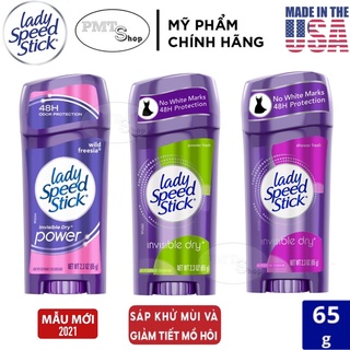 [USA] Lăn sáp khử mùi nữ Lady Speed Stick Powder Fresh 65g Invisible Dry Powder , Shower Fresh , Wild Freesia - Mỹ thumbnail